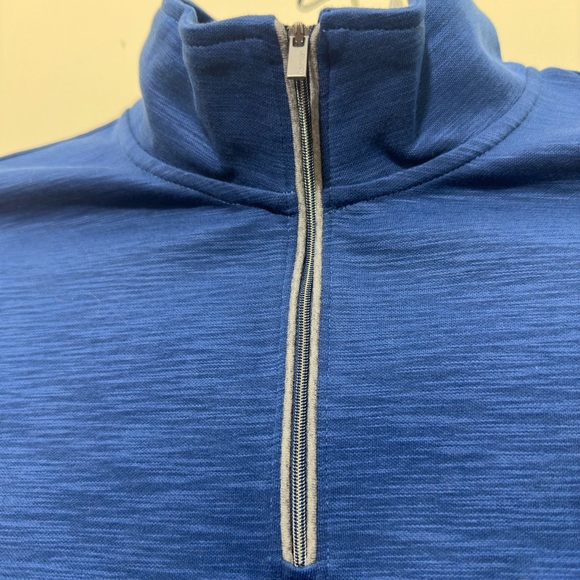 NWT Calvin Klein Blue Quarter Zip Pullover Men’s Size Large - Picture 3 of 9